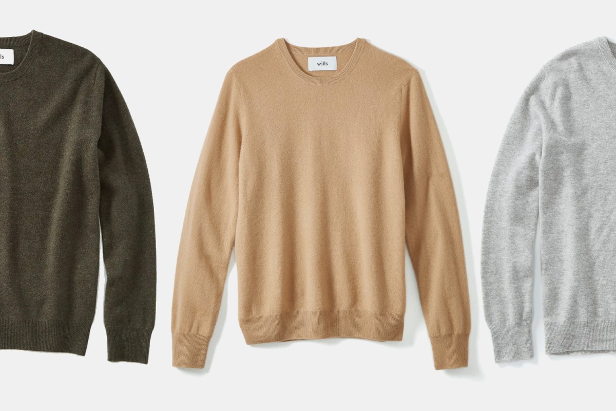 Shop the Wills Classic Cashmere Crewneck 30% Off at Huckberry - InsideHook