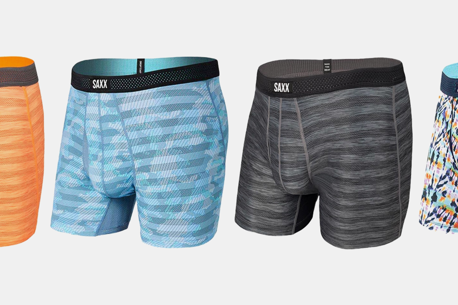 Eye-catching package for boxer briefs with a pocket.