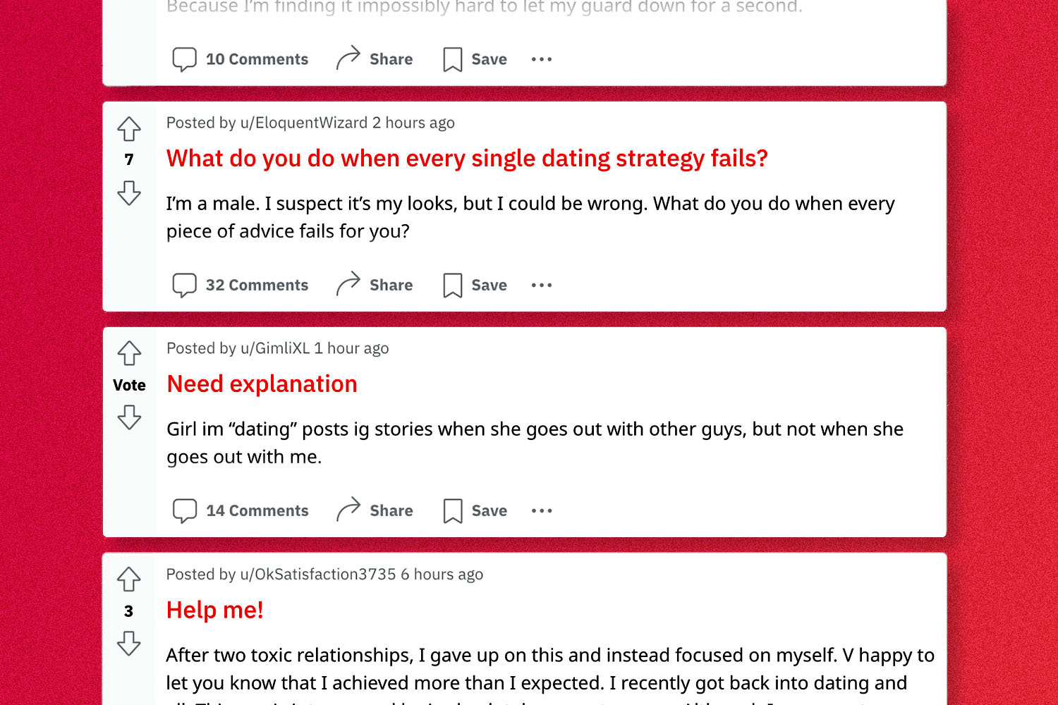 Why People Are Turning to Reddit for Dating Profile Critiques pic
