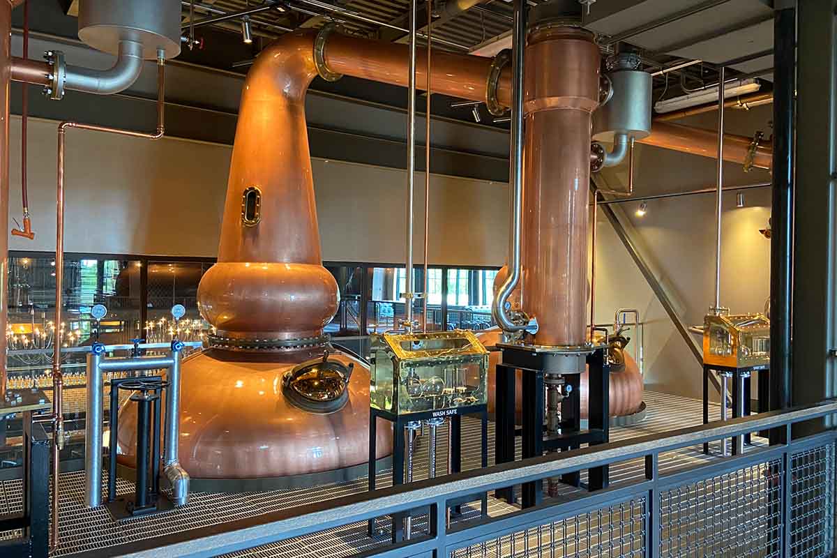 the copper pot still at O'Shaughnessy