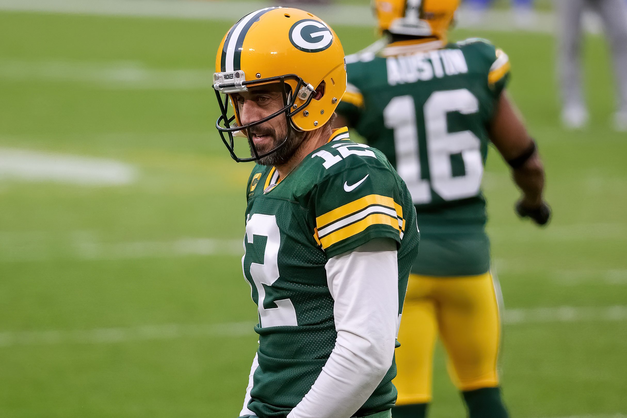 Rodgers says he's spent offseason 'working on myself'