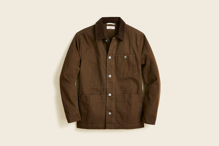 J crew outlet canvas jacket