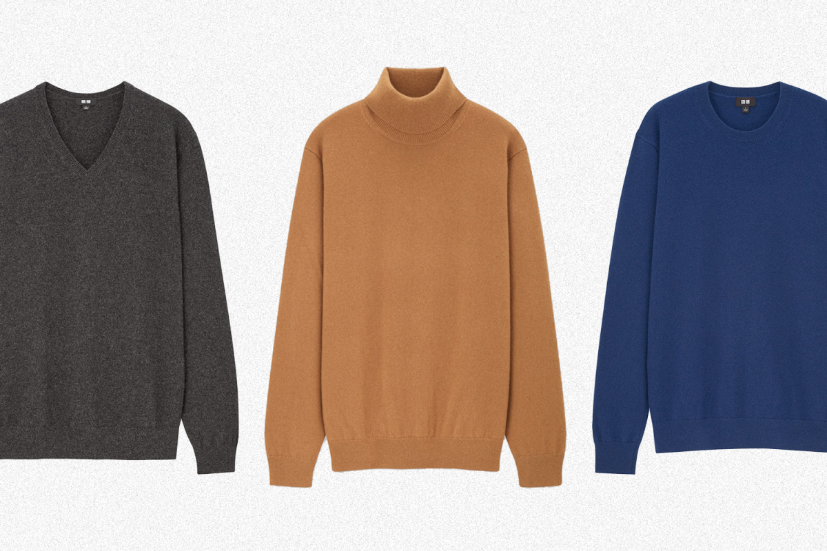 Uniqlo Men's Cashmere Sweaters Are Up to 50% Off - InsideHook