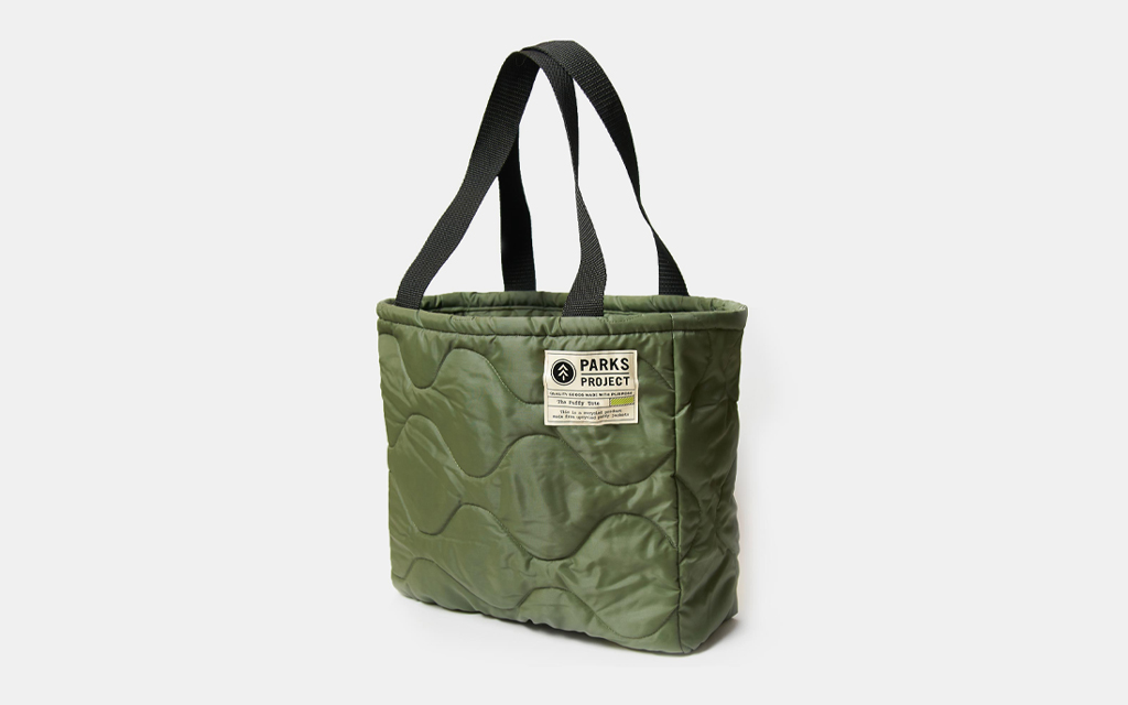 https://www.insidehook.com/wp-content/uploads/2021/10/Parks-Project-Upcycled-Puffy-Tote.jpg?w=1024&resize=1024%2C640