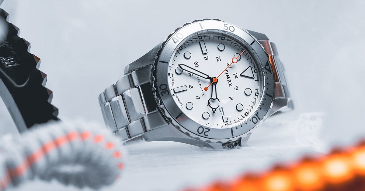 Huckberry's New Timex Is a Frosty, Arctic-Inspired Automatic - InsideHook
