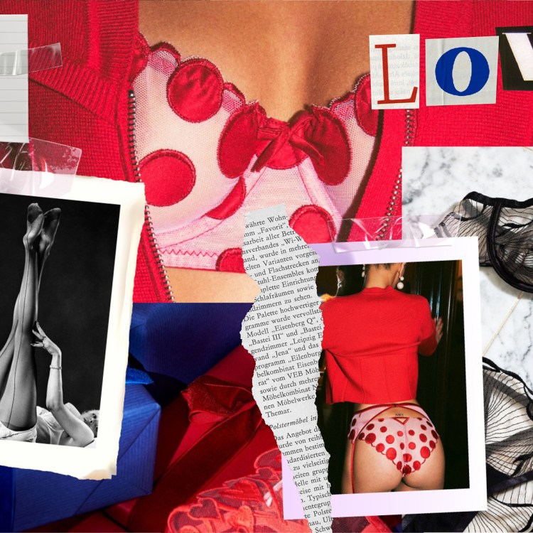 A collage of the best lingerie to gift her this Valentine's Day