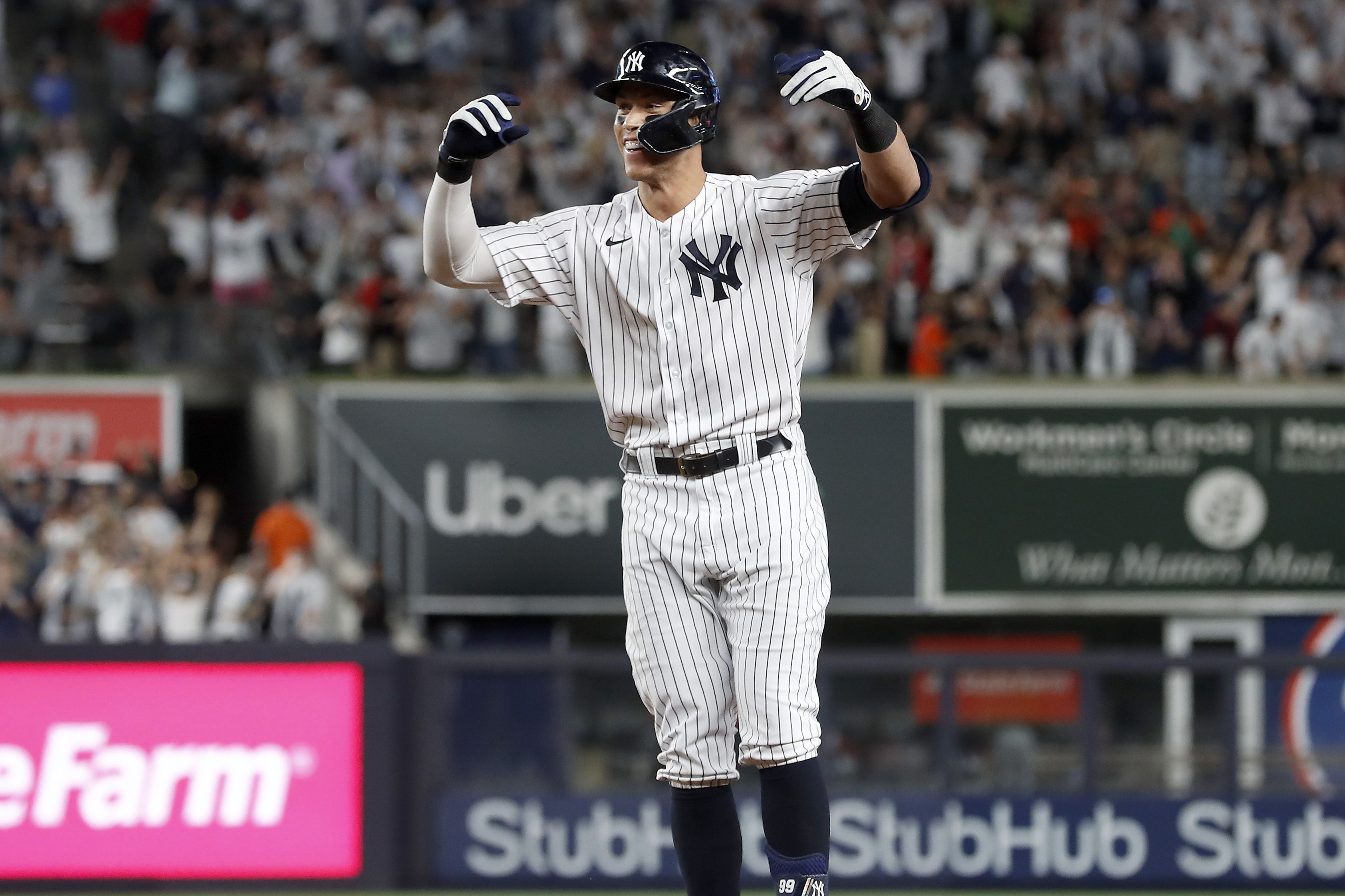 Talkin' Baseball on X: Aaron Judge was the only Yankee to connect