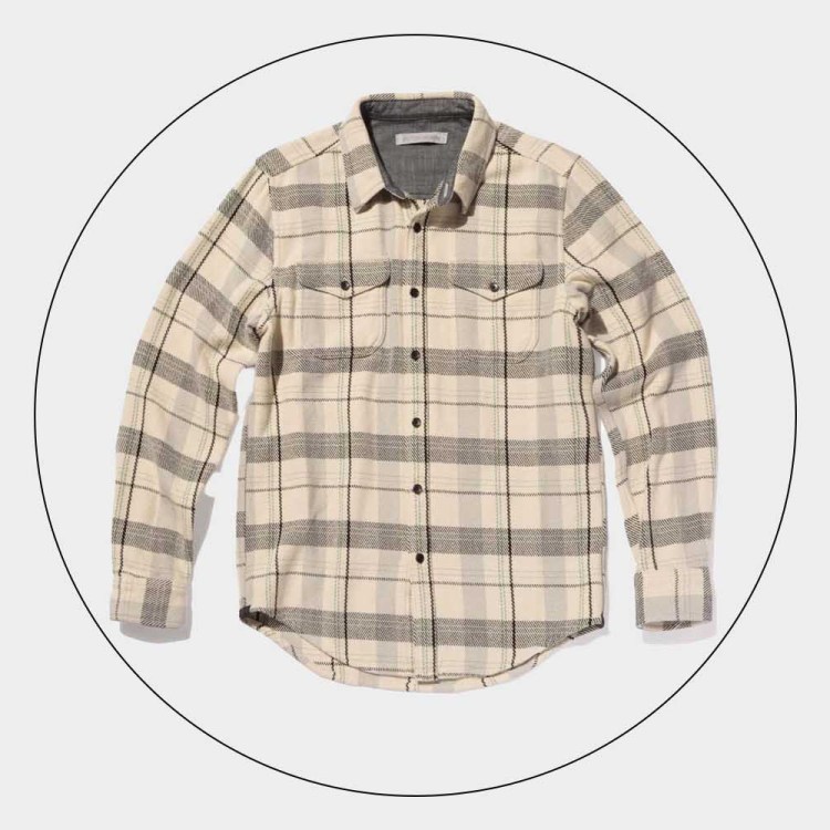 The Outerknown Blanket Shirt, on sale during their 2024 Summer Sale