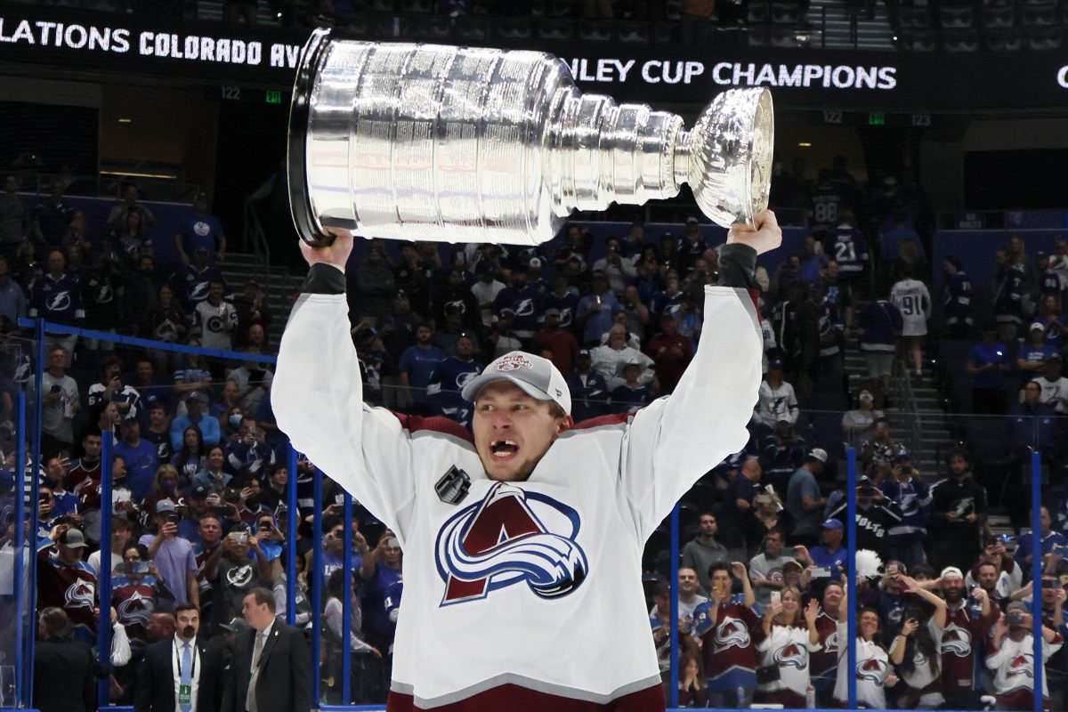 Colorado Avalanche Dent Stanley Cup Within Minutes After Winning