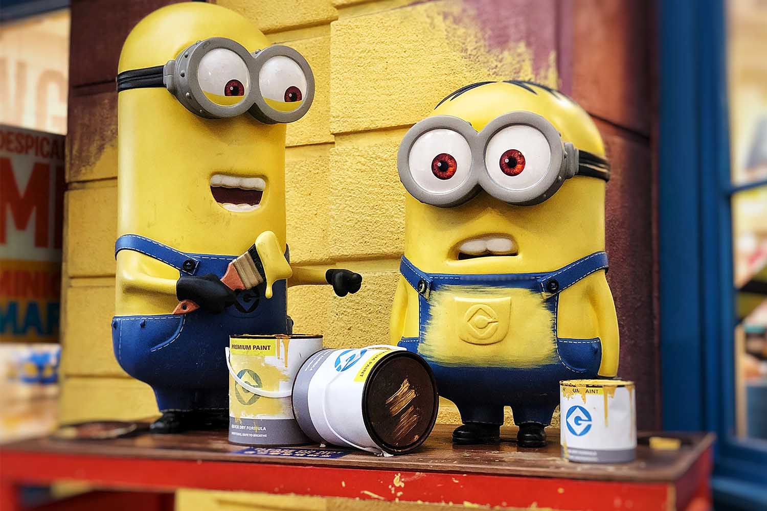 What's the deal with kids in suits seeing Minions: Rise of Gru?