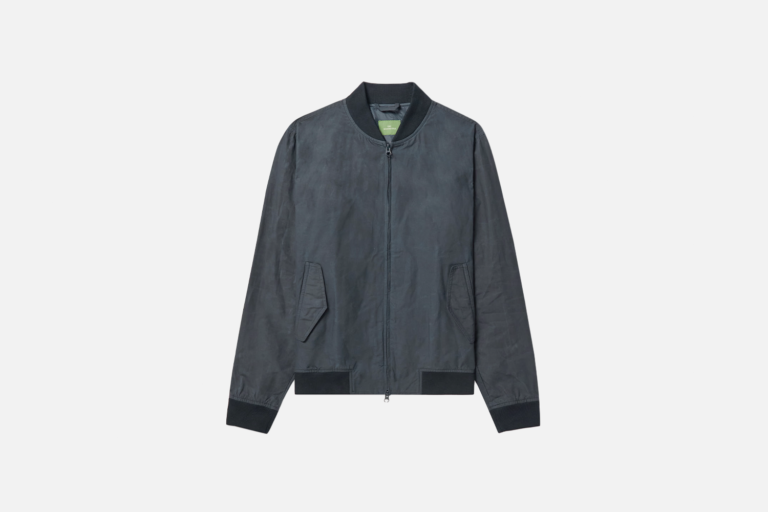 Sid Mashburn Waxed-Cotton Bomber Jacket