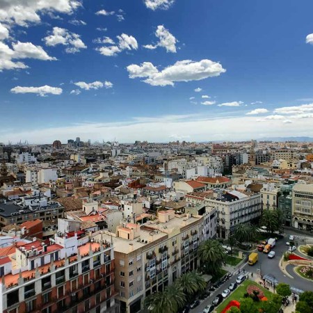 An aerial view of Valencia, Spain, which was just ranked the world's best city for expats
