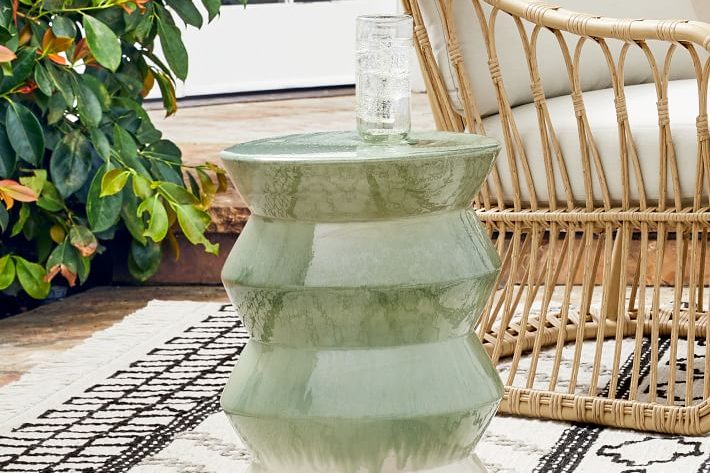 West Elm Cami Ceramic Side Table