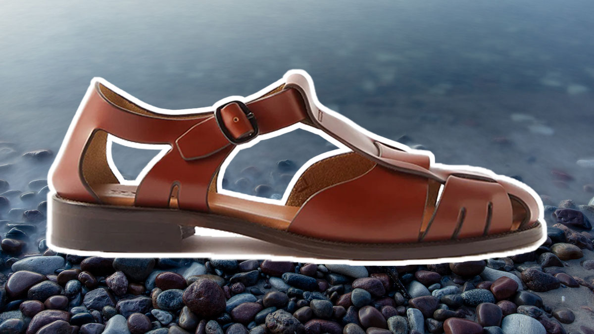 Pescatore Leather Sandal – Ghiaia Cashmere