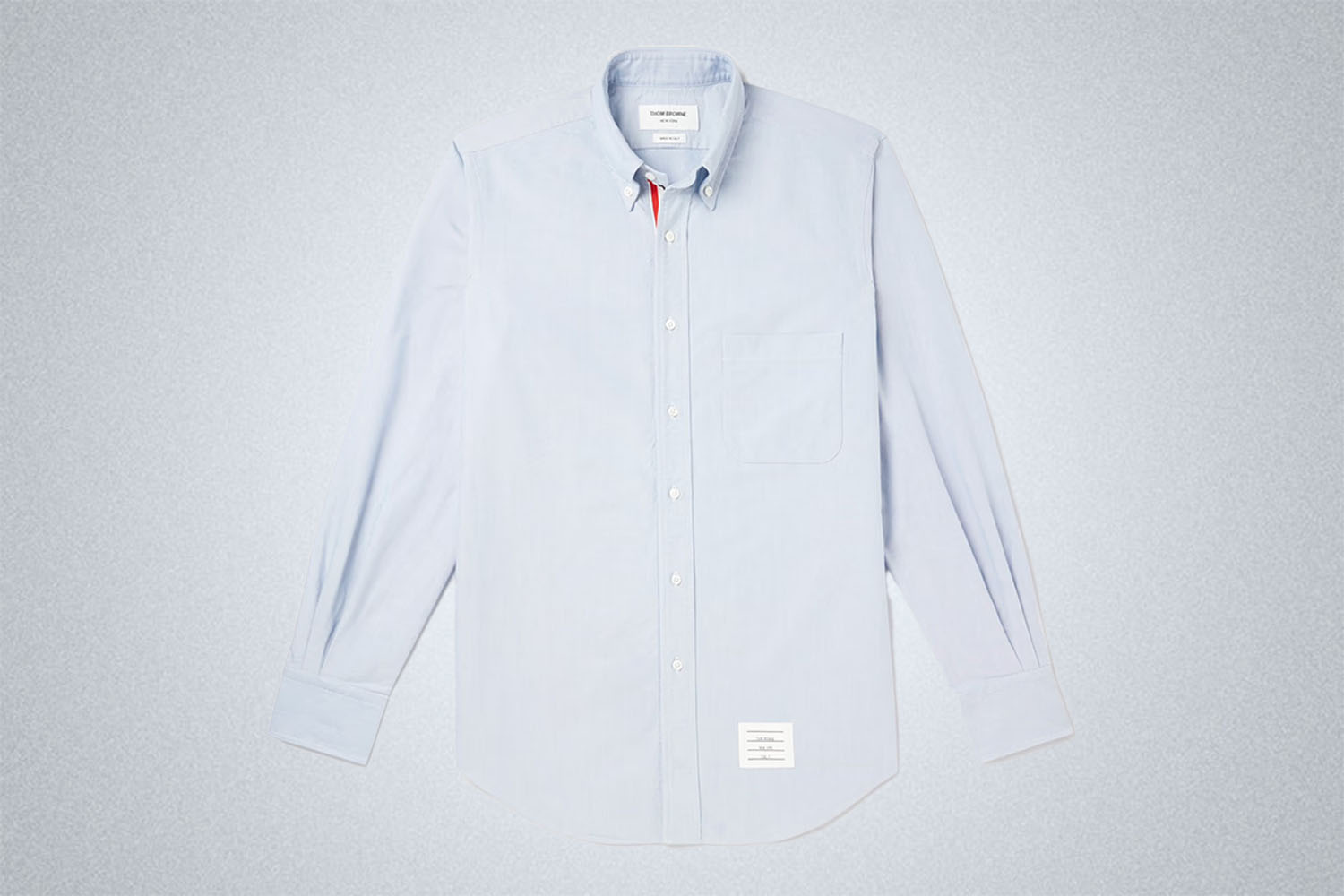 Slim-Fit Built-In Flex Banded-Collar Oxford Shirt