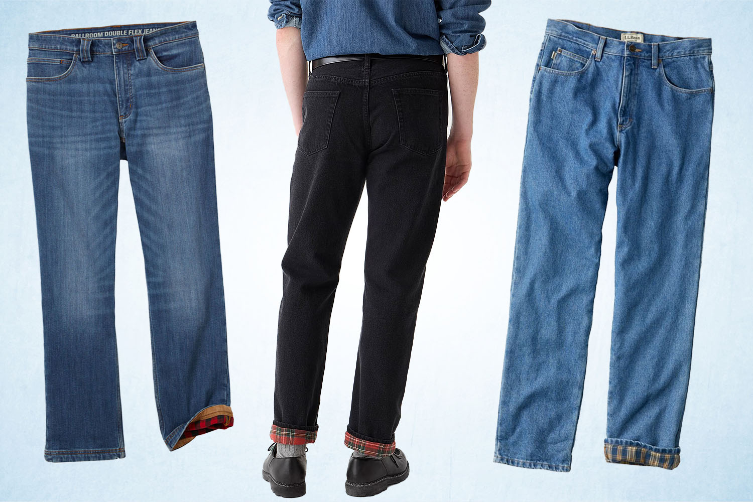 Men's Fleece Jeans