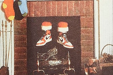 A pair of Nike sneakers coming down the chimney. We compiled the best affordable Nike gifts to give this holiday season.