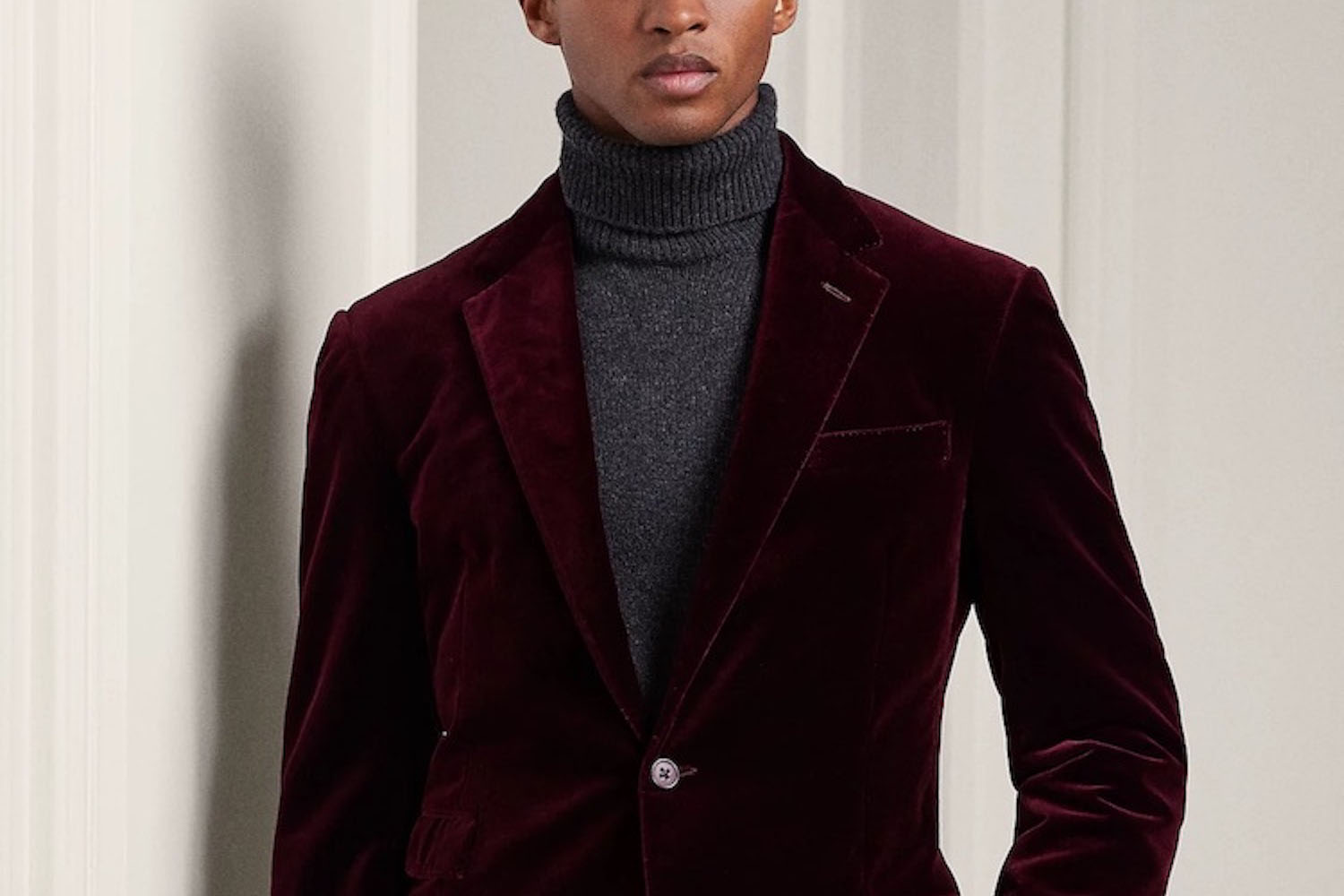 Turtleneck Jacket Mens