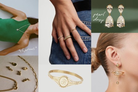 A collage of the best jewelry gifts for women.