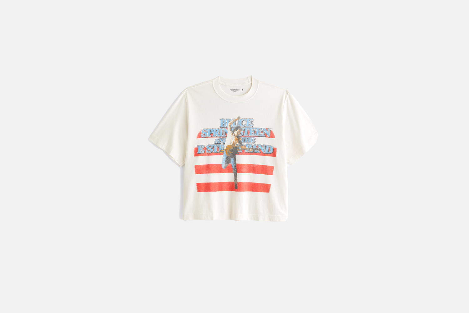 Abercrombie & Fitch Cropped Bruce Springsteen Graphic Tee