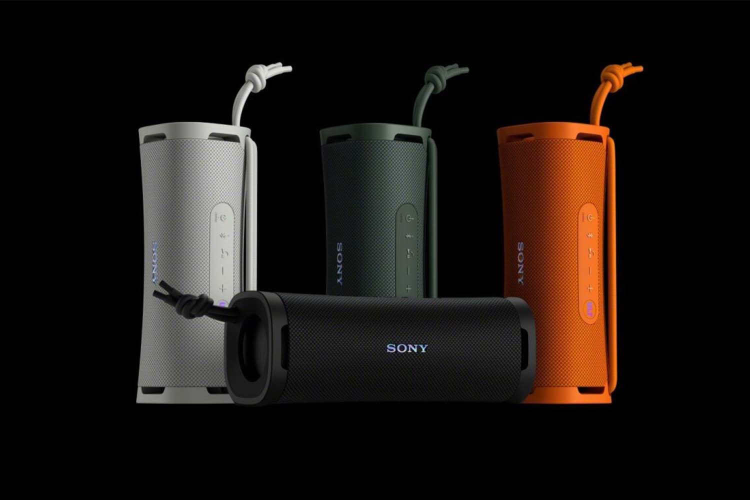 Four styles of the Sony ULT FIELD 1 portable speaker