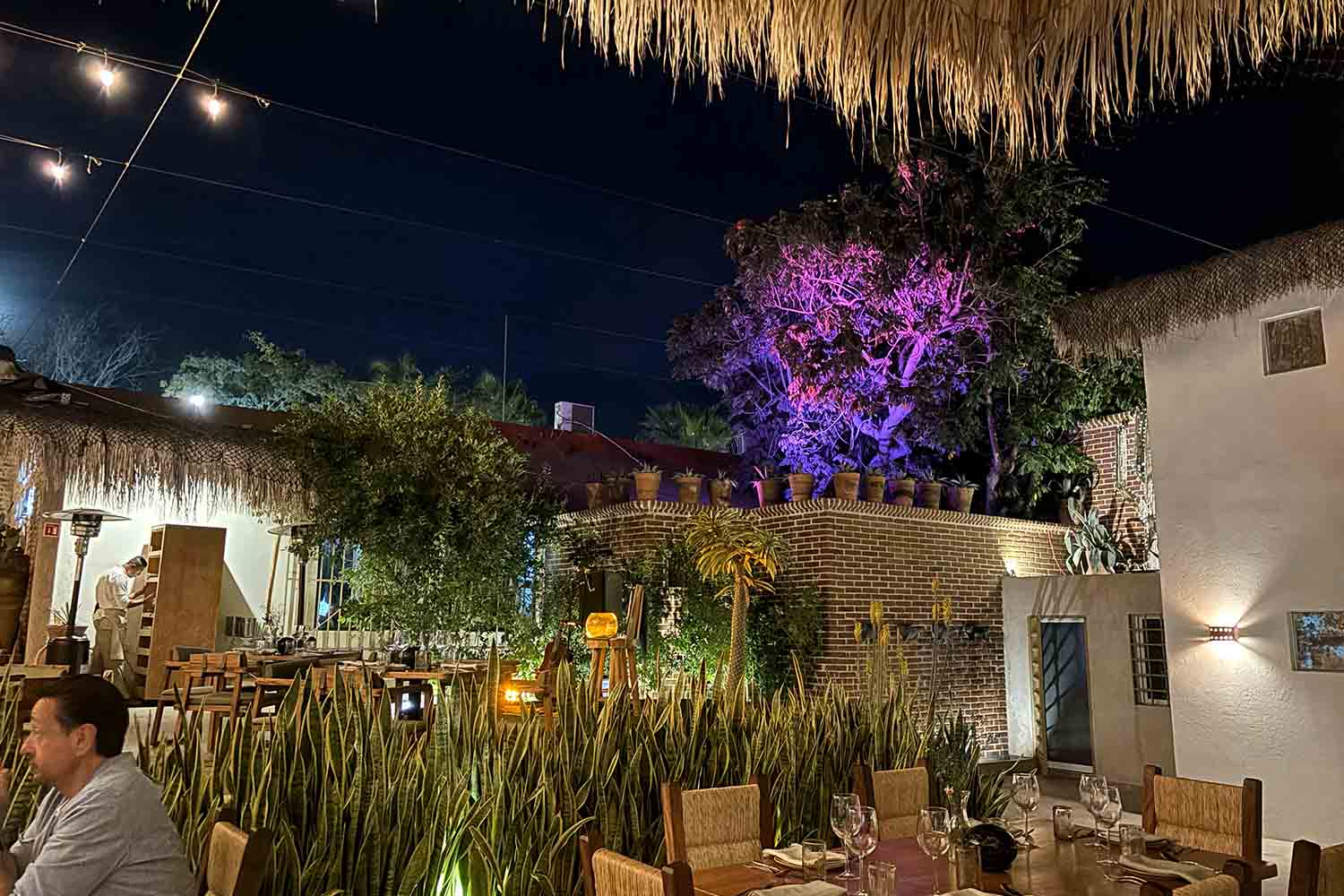 Don Sanchez is modern take on Mexican cuisine, here seen at night