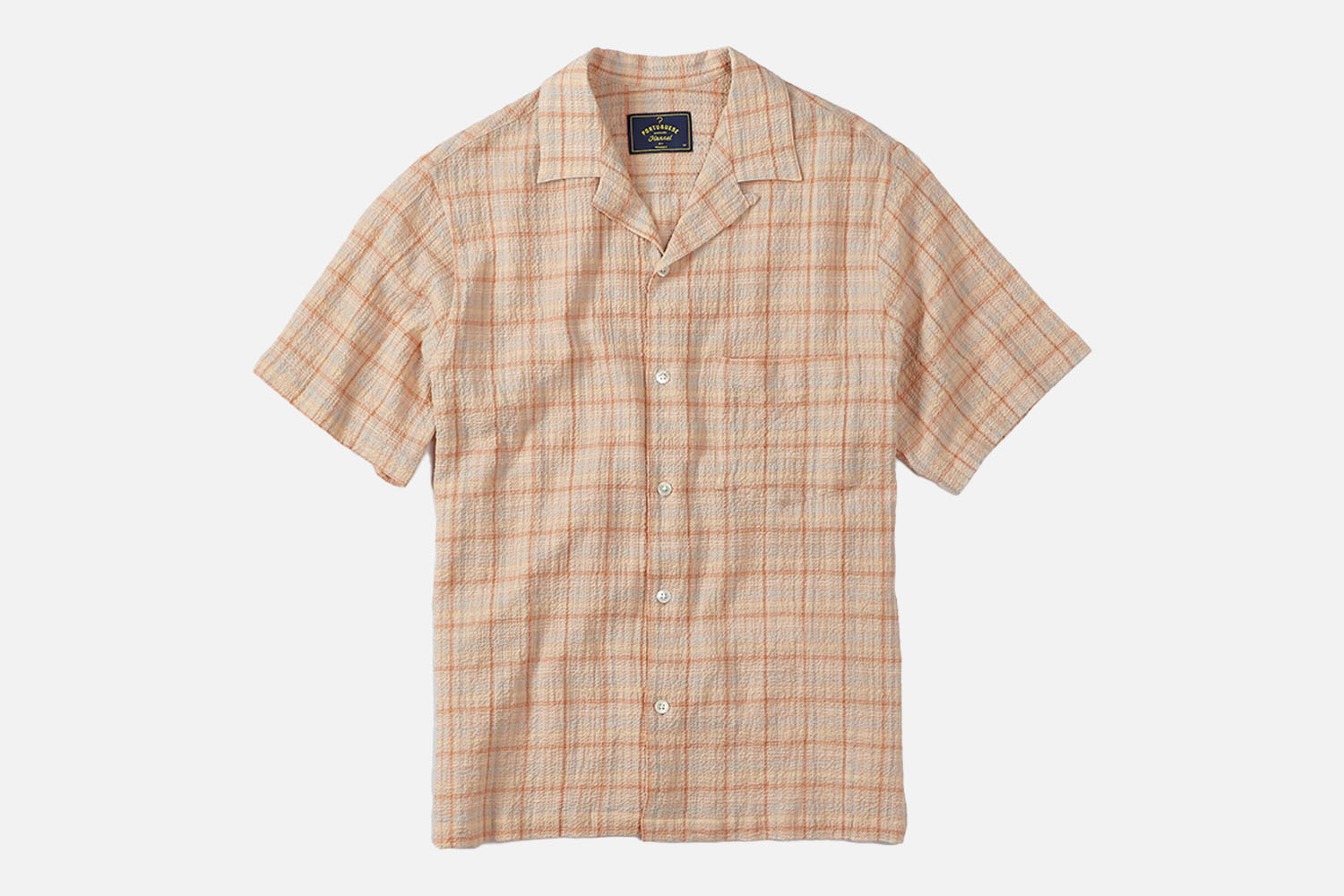 The Quality-Obsessed Camp Choice: Portuguese Flannel Plaid Camp Collar Shirt  