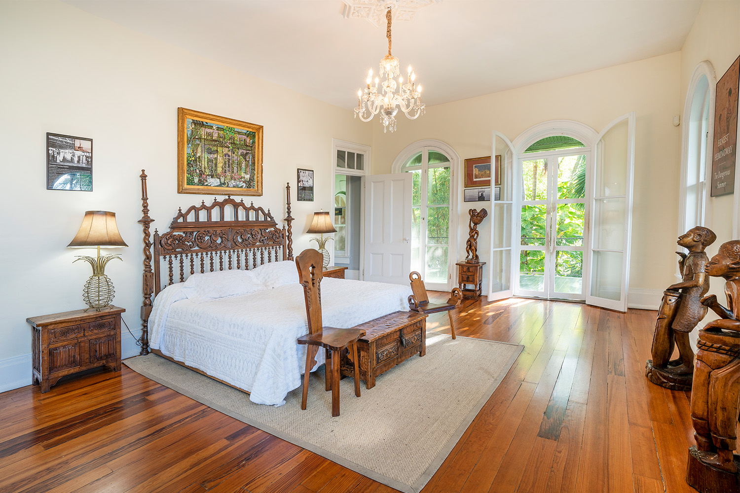 Hemingway's Key West house, bedroom.