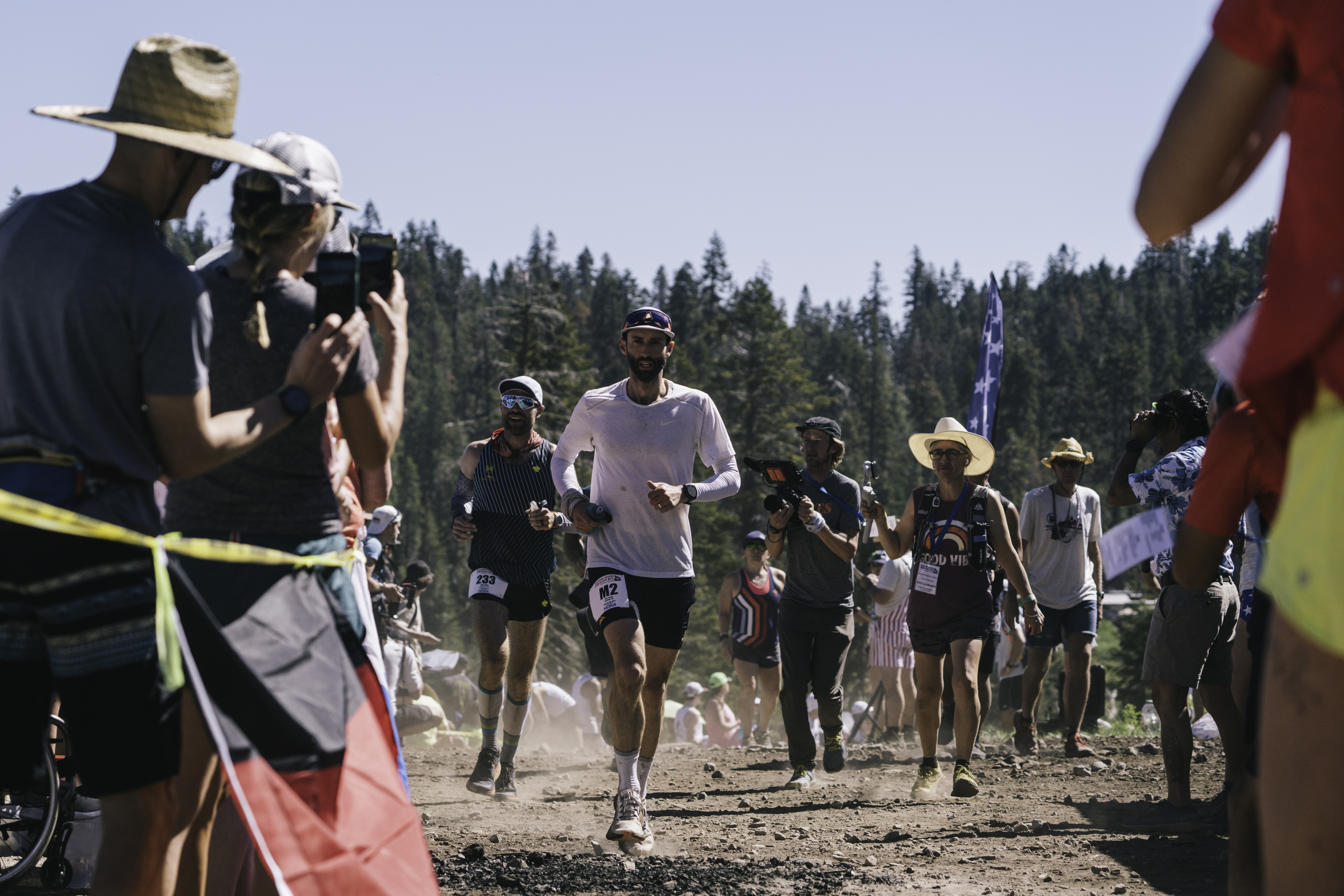 A photo of Tyler Green, trail runner, at a recent race.