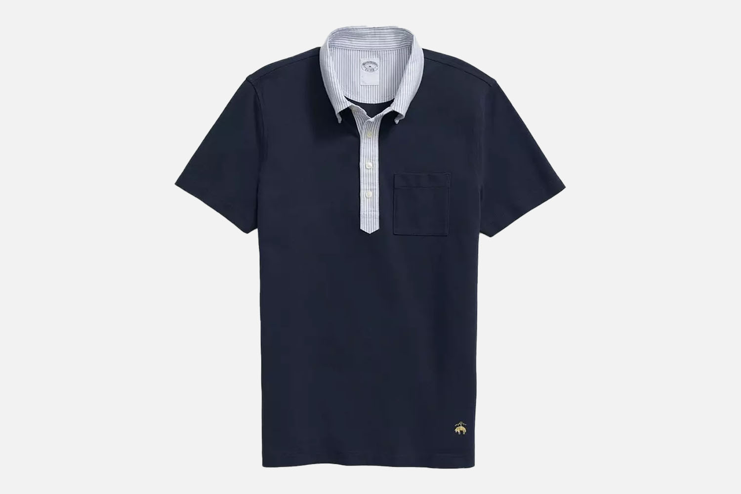 Brooks Brothers Vintage Oxford-Collar Supima Polo Shirt