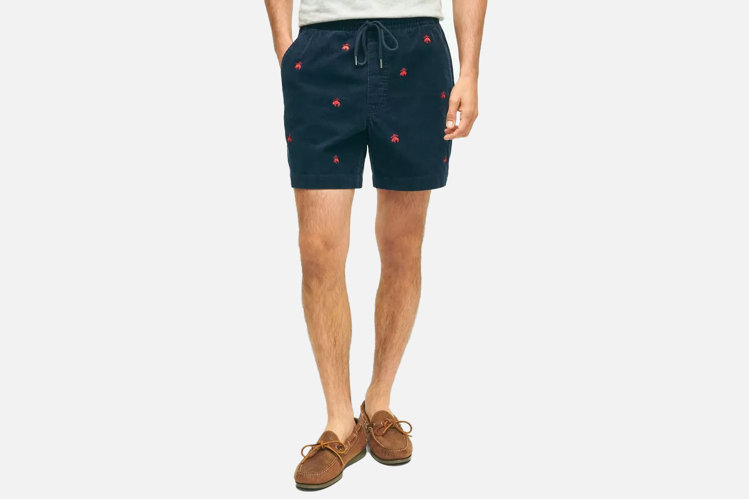 Brooks Brothers Stretch Cotton Drawstring Friday Corduroy Shorts