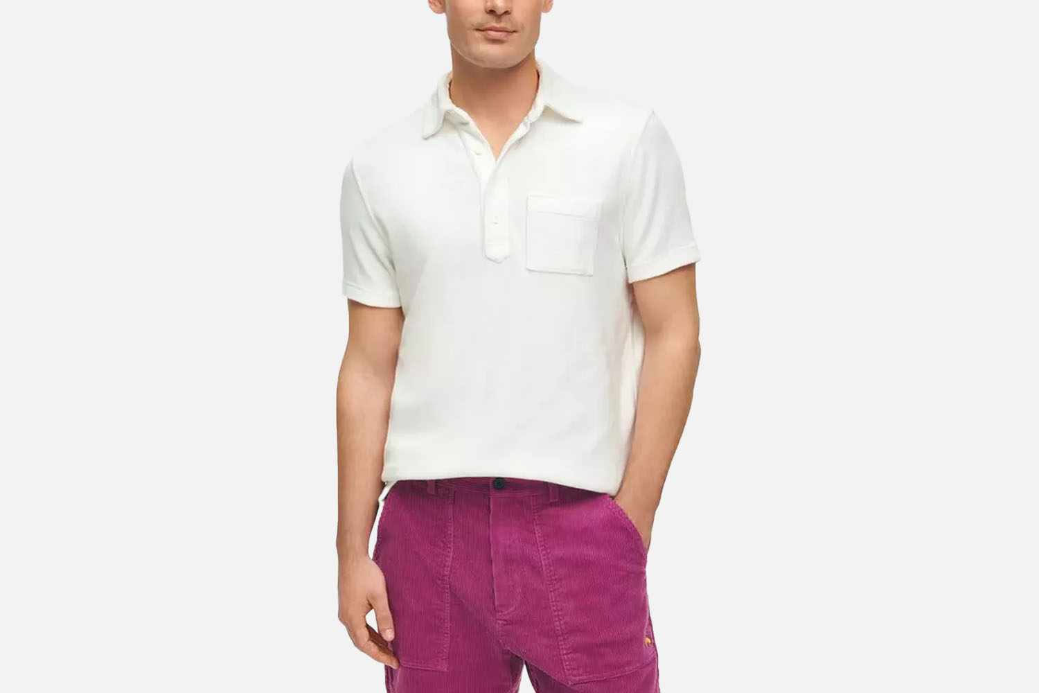 Brooks Brothers Cotton Terrycloth Polo Shirt