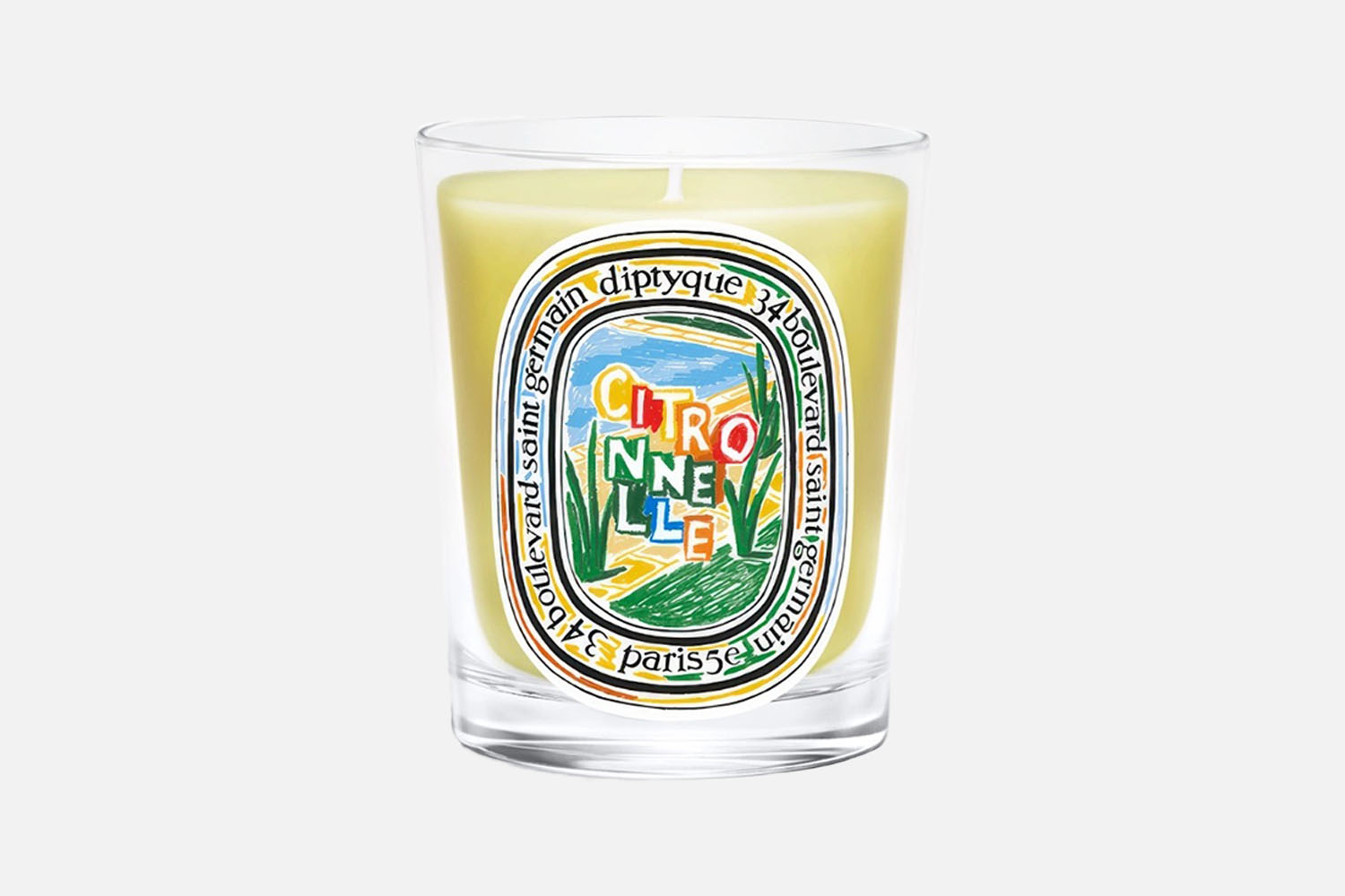 Diptyque Paris Citronnelle Classic Candle