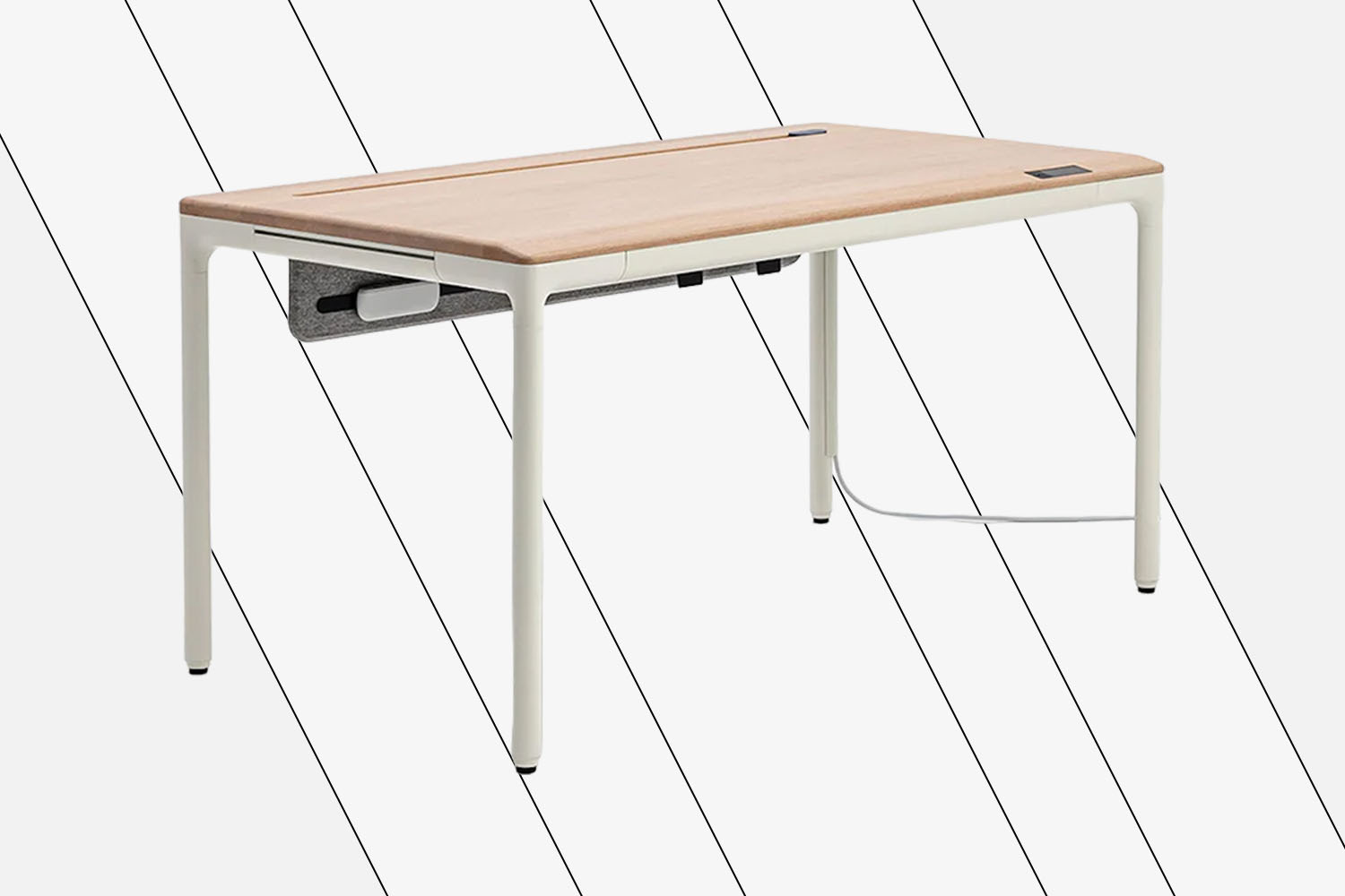 The Beflo Tenon Smart Desk, which we tested and reviewed in our home office