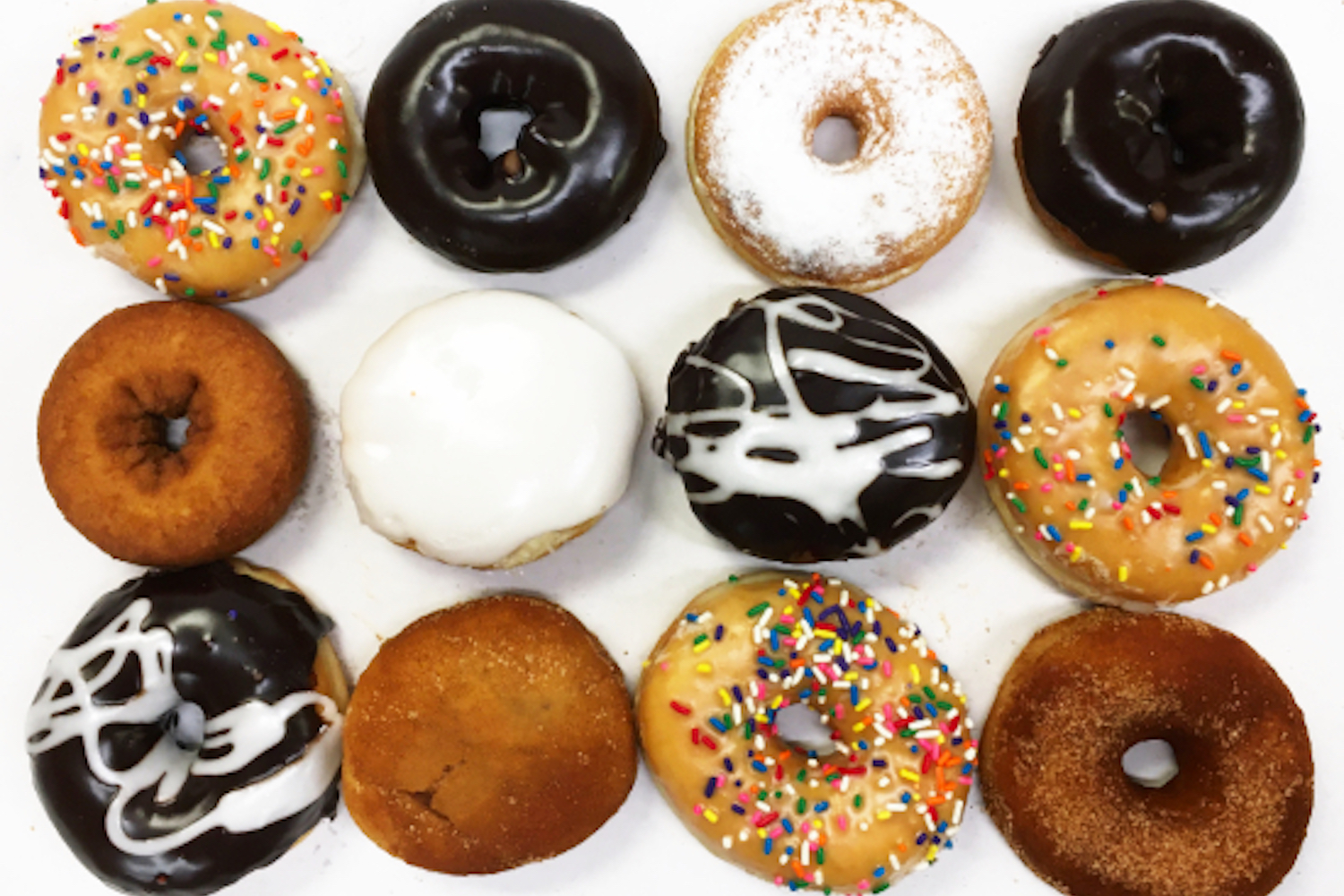 An dozen donut-assortment from Heidelberg's in Arlington