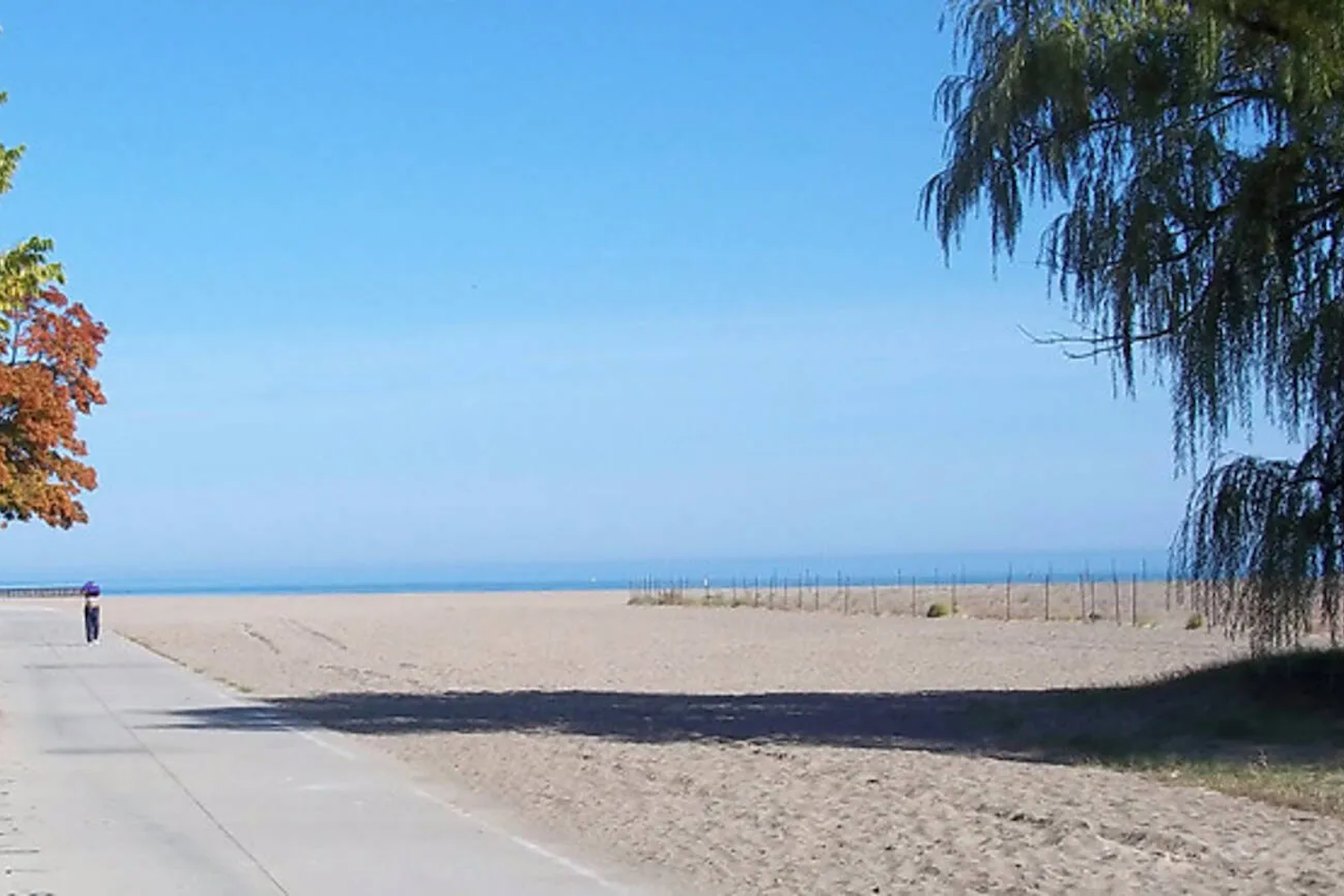 Loyola Beach is a quieter option set beside the Loyola University Campus