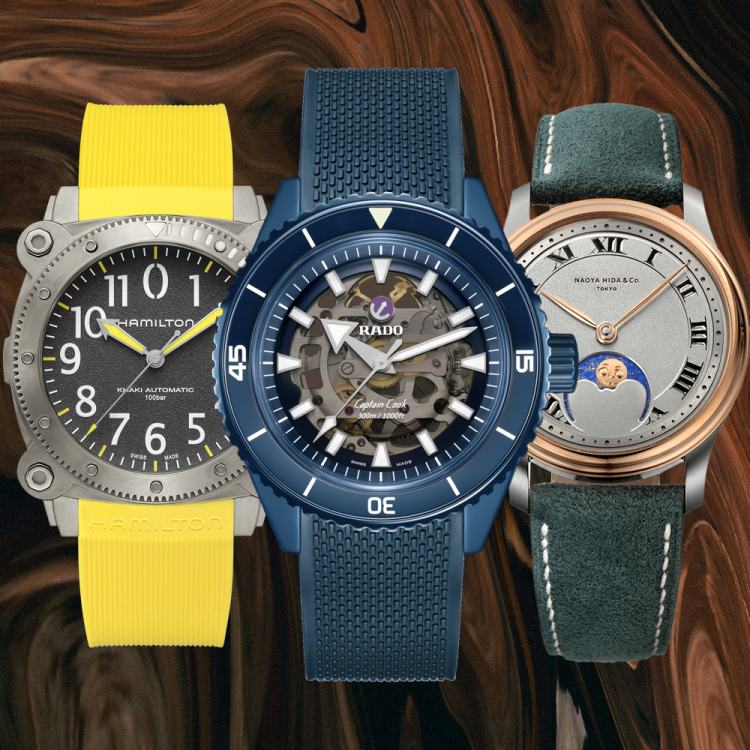 Three of the best watches of May 2023, including timepieces from Hamilton, Rado and Naoya Hida