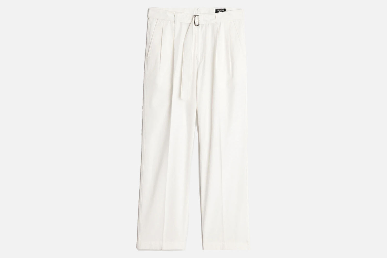 Todd Snyder Relaxed Cotton Seld Belted Trouser