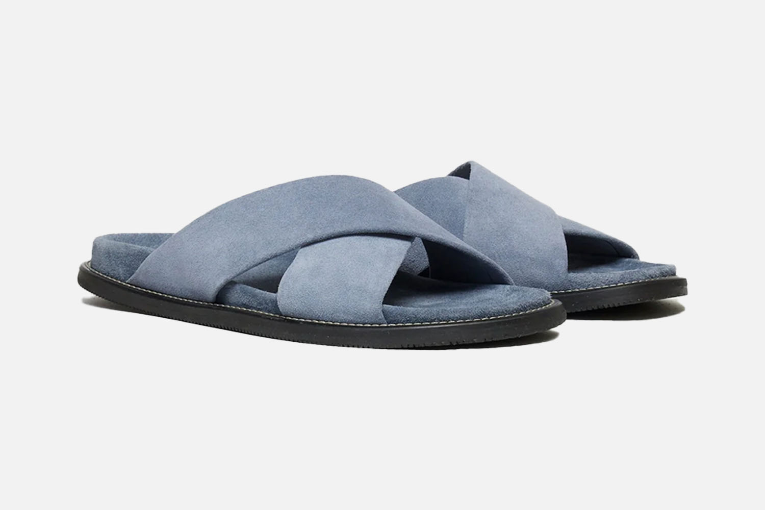 The "Quiet Luxury" Sandals: Todd Snyder Nomad Suede Crossover Sandal