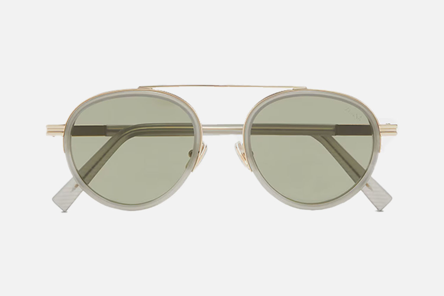 Zegna Orizzonte II Acetate and Metal Sunglasses