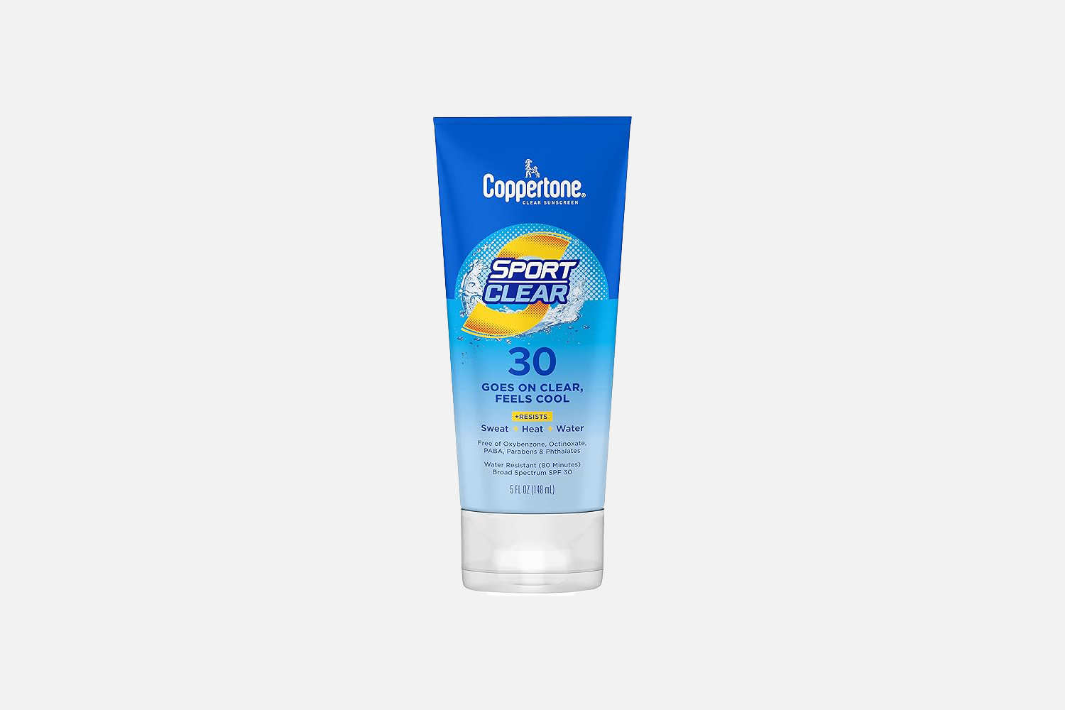 Coppertone Sport Clear Lotion Water-Resistant Broad-Spectrum SPF 30