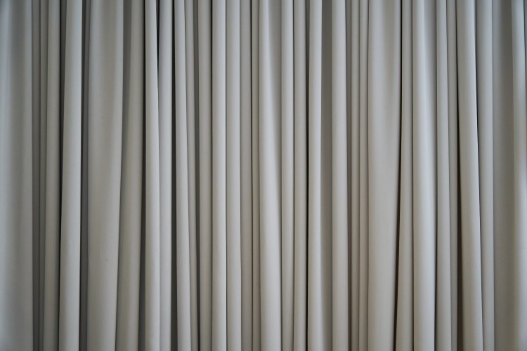 Silk curtains