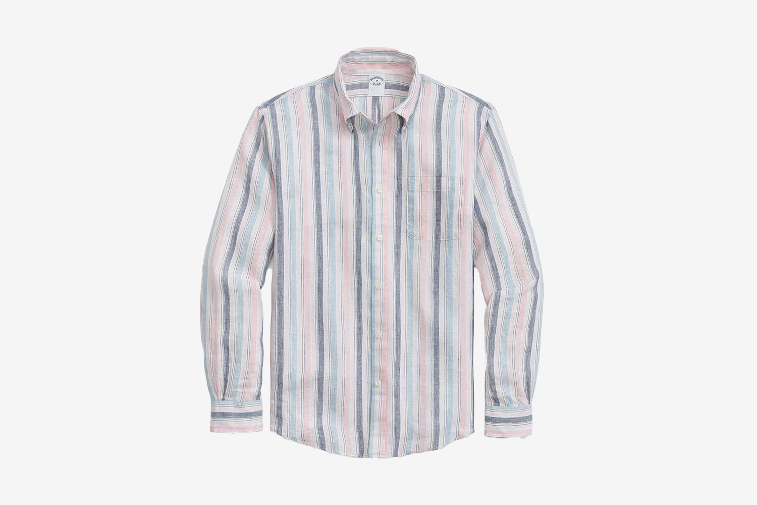 Brooks Brothers Irish Linen Archive Striped Sport Shirt