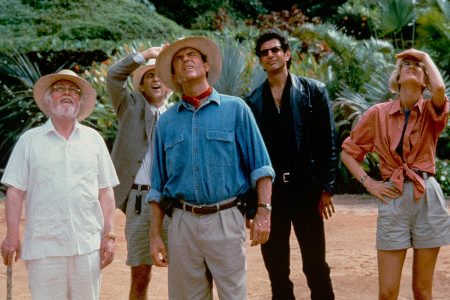 A still from "Jurassic Park."