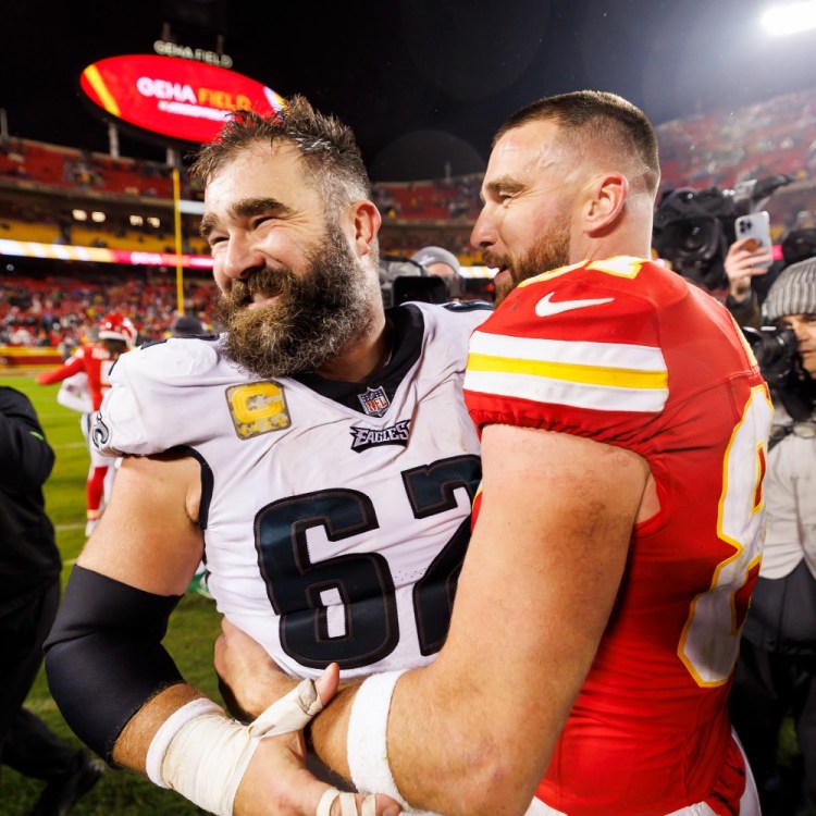 Jason and Travis Kelce in 2023