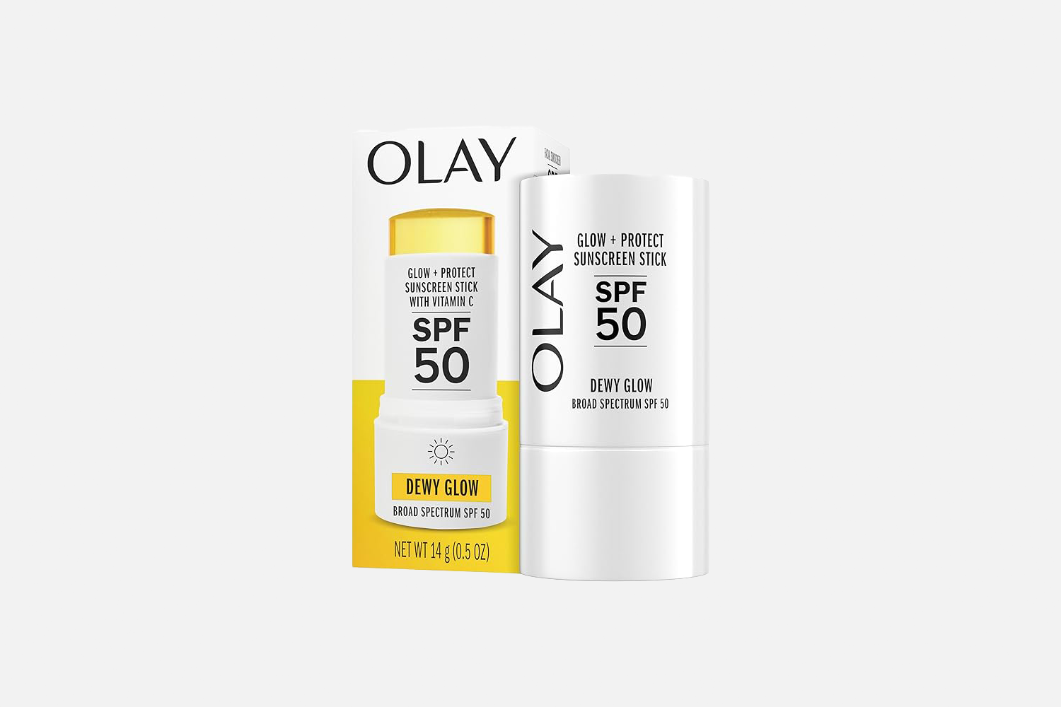 Olay Glow & Protect SPF 50 Sunscreen Stick Broad Spectrum with Vitamin C