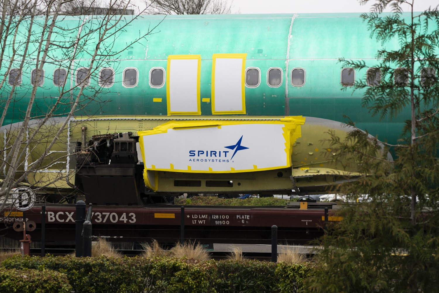 Boeing 737 made by Spirit AeroSystems