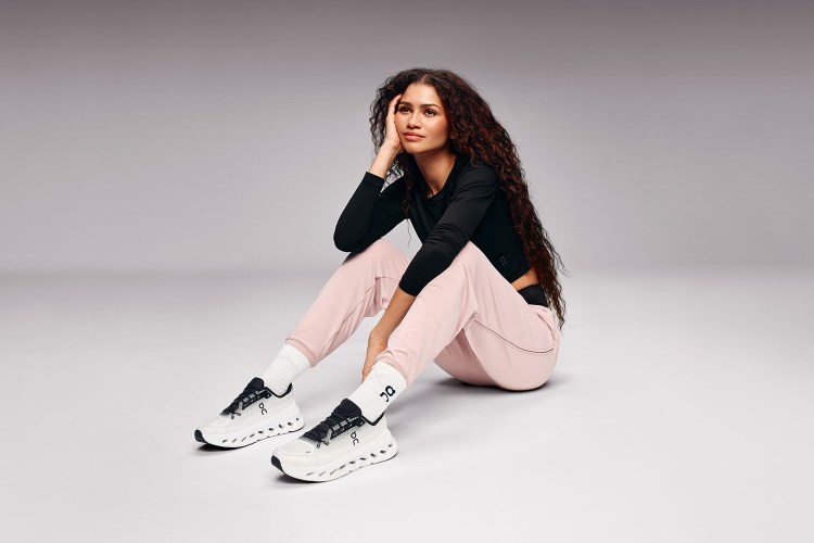 A photo of Zendaya posing in her On gear. The sportswear brand On just signed the "Challengers" actress to a multi-year partnership.