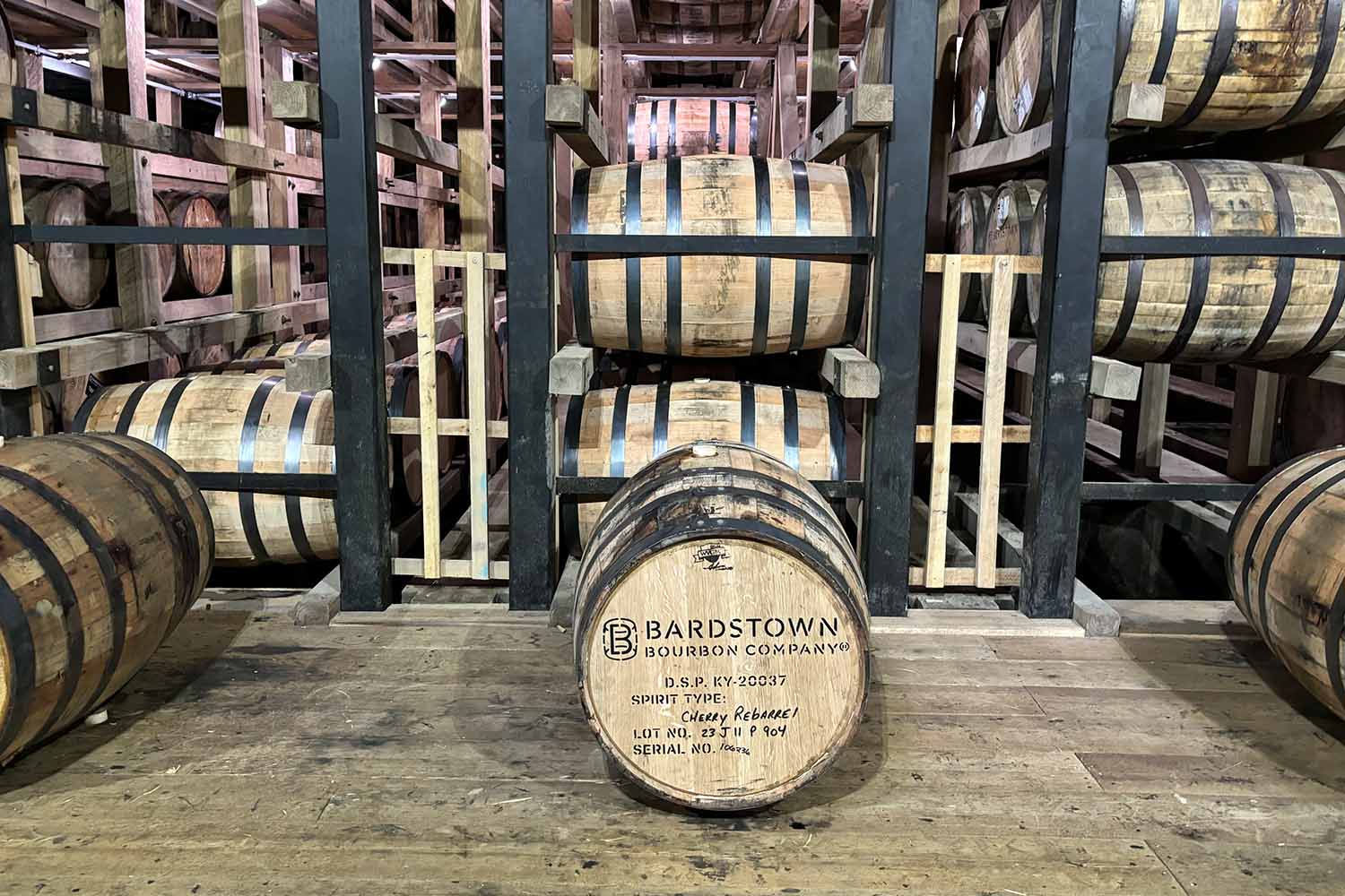 Bardstown Bourbon Company rickhouse