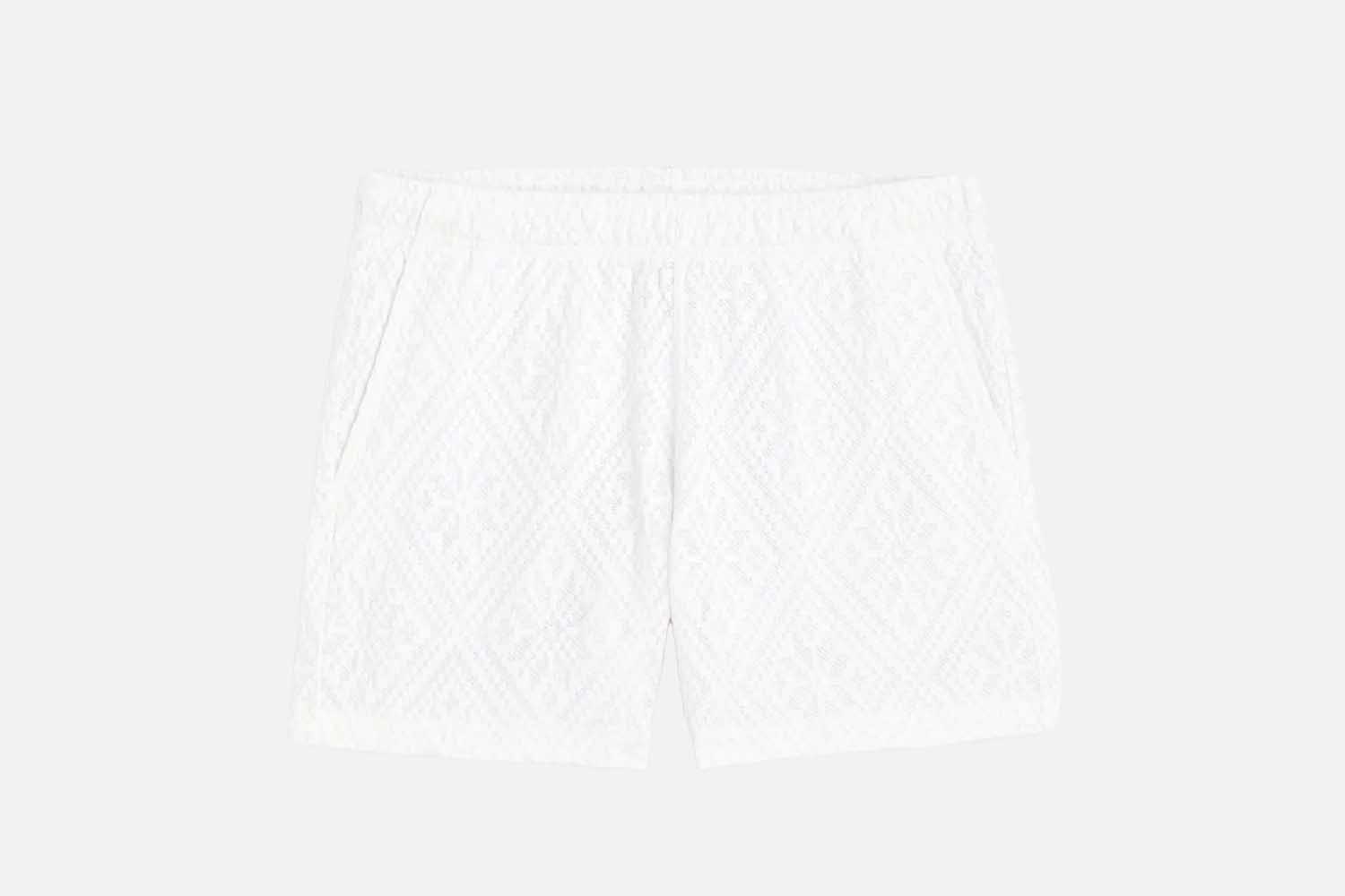 Todd Snyder Cotton Jacquard Short in White